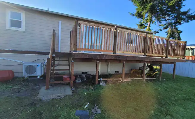 custom decking service example