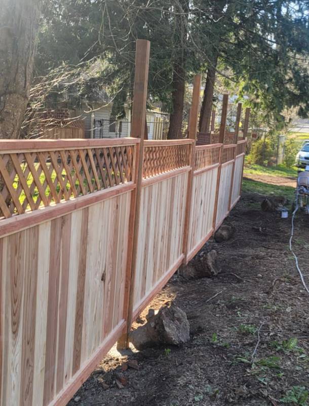 fencing and decking fabrication service example